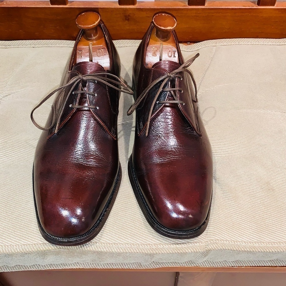 Florsheim Leather Plain Toe Derby. - Picture 7 of 16